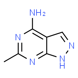 ChemSpider 2D Image | 6-Methyl-1H-pyrazolo[3,4-d]pyrimidin-4-amine | C6H7N5