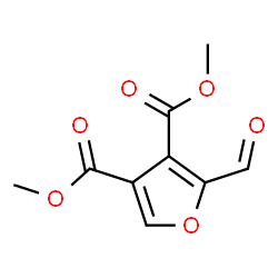 ChemSpider 2D Image | Dimethyl 2-formyl-3,4-furandicarboxylate | C9H8O6
