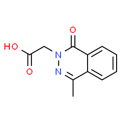 ChemSpider 2D Image | (4-METHYL-1-OXOPHTHALAZIN-2-YL)ACETIC ACID | C11H10N2O3