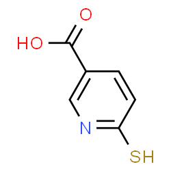 ChemSpider 2D Image | 6-Mercaptonicotinic acid | C6H5NO2S