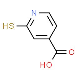 ChemSpider 2D Image | 2-mercaptopyridine-4-carboxylic acid | C6H5NO2S