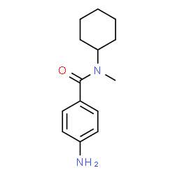 ChemSpider 2D Image | 4-Amino-N-cyclohexyl-N-methylbenzamide | C14H20N2O