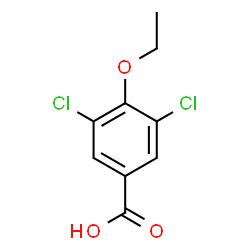 ChemSpider 2D Image | 3,5-Dichloro-4-ethoxybenzoic acid | C9H8Cl2O3