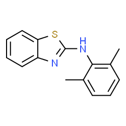 ChemSpider 2D Image | Benzothiazol-2-yl-(2,6-dimethyl-phenyl)-amine | C15H14N2S