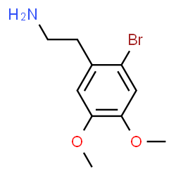 ChemSpider 2D Image | 2-Bromo-4,5-dimethoxyphenethylamine | C10H14BrNO2