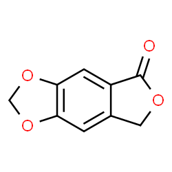 ChemSpider 2D Image | Furo[3,4-f][1,3]benzodioxol-5(7H)-one | C9H6O4