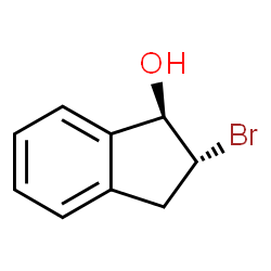 ChemSpider 2D Image | (1R,2R)-2-Bromo-1-indanol | C9H9BrO