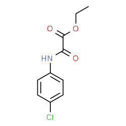 ChemSpider 2D Image | ethyl N-(4-chlorophenyl)-2-oxoglycinate | C10H10ClNO3
