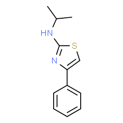 ChemSpider 2D Image | N-Isopropyl-4-phenylthiazol-2-amine | C12H14N2S