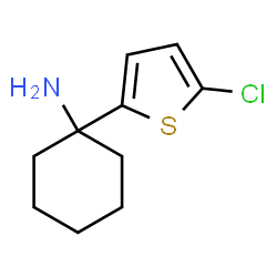 ChemSpider 2D Image | 1-(5-Chloro-2-thienyl)cyclohexanamine | C10H14ClNS