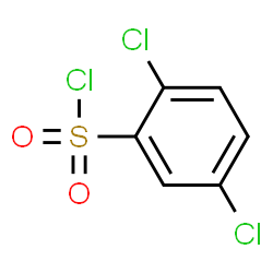 ChemSpider 2D Image | 2,5-Dichlorobenzenesulfonyl chloride | C6H3Cl3O2S