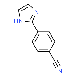 ChemSpider 2D Image | 4-(Imidazol-2-yl)benzonitrile | C10H7N3