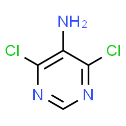 ChemSpider 2D Image | 4,6-Dichloro-5-pyrimidinamine | C4H3Cl2N3