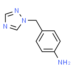 ChemSpider 2D Image | 1-(4-Aminobenzyl)-1,2,4-triazole | C9H10N4