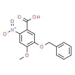 ChemSpider 2D Image | 3-benzyloxy-4-methoxy-6-nitro-benzoic acid | C15H13NO6