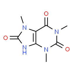 ChemSpider 2D Image | 1,3,7-Trimethyluric acid | C8H10N4O3