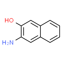 ChemSpider 2D Image | 2-Amino-3-naphthol | C10H9NO