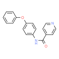 ChemSpider 2D Image | N-(4-Phenoxyphenyl)isonicotinamide | C18H14N2O2