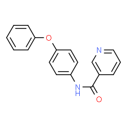 ChemSpider 2D Image | N-(4-Phenoxyphenyl)nicotinamide | C18H14N2O2