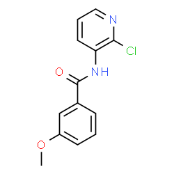 ChemSpider 2D Image | N-(2-Chloro-3-pyridinyl)-3-methoxybenzamide | C13H11ClN2O2