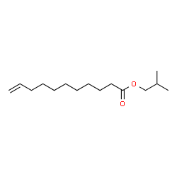 ChemSpider 2D Image | Isobutyl undecylenate | C15H28O2