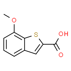ChemSpider 2D Image | 7-Methoxy-1-benzothiophene-2-carboxylic acid | C10H8O3S