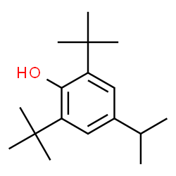 ChemSpider 2D Image | 2,6-Di-tert-butyl-4-isopropylphenol | C17H28O