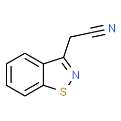 ChemSpider 2D Image | 1,2-Benzothiazol-3-ylacetonitrile | C9H6N2S