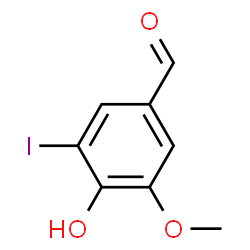 ChemSpider 2D Image | 5-Iodovanillin | C8H7IO3