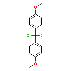 ChemSpider 2D Image | 1,1'-(Dichloromethylene)bis(4-methoxybenzene) | C15H14Cl2O2