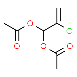 ChemSpider 2D Image | 2-Chloroallylidene-3,3-diacetate | C7H9ClO4