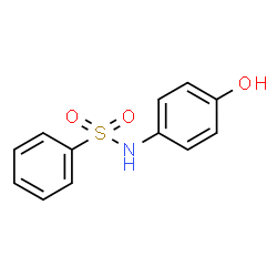 ChemSpider 2D Image | N-(4-Hydroxyphenyl)benzenesulfonamide | C12H11NO3S