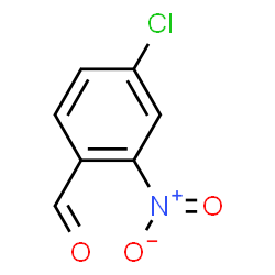 ChemSpider 2D Image | 4-Chloro-2-nitrobenzaldehyde | C7H4ClNO3