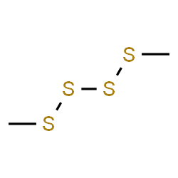 ChemSpider 2D Image | Dimethyltetrasulfane | C2H6S4