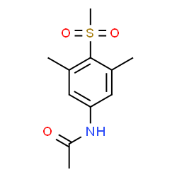 ChemSpider 2D Image | N-[3,5-Dimethyl-4-(methylsulfonyl)phenyl]acetamide | C11H15NO3S