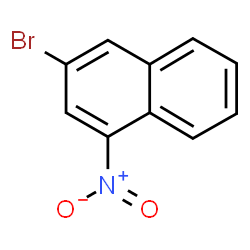 ChemSpider 2D Image | 3-Bromo-1-nitronaphthalene | C10H6BrNO2
