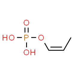 ChemSpider 2D Image | (1Z)-1-Propen-1-yl dihydrogen phosphate | C3H7O4P