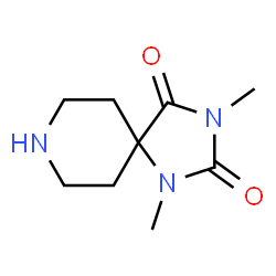 ChemSpider 2D Image | 1,3-Dimethyl-1,3,8-triazaspiro[4.5]decane-2,4-dione | C9H15N3O2