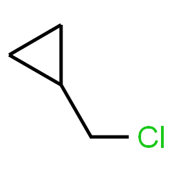 ChemSpider 2D Image | (Chloromethyl)cyclopropane | C4H7Cl
