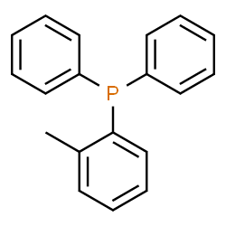 ChemSpider 2D Image | diphenyl-o-tolylphosphine | C19H17P