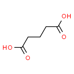 ChemSpider 2D Image | Glutaric acid | C5H8O4