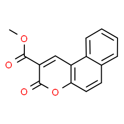 ChemSpider 2D Image | Methyl 3-oxo-3H-benzo[f]chromene-2-carboxylate | C15H10O4