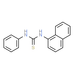 ChemSpider 2D Image | 1-(1-Naphthyl)-3-phenylthiourea | C17H14N2S