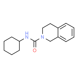 ChemSpider 2D Image | N-Cyclohexyl-3,4-dihydro-2(1H)-isoquinolinecarboxamide | C16H22N2O