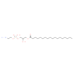 ChemSpider 2D Image | 1-Stearoyl-3-glycerylphosphorylethanolamine | C23H48NO7P