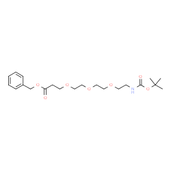ChemSpider 2D Image | Benzyl 2,2-dimethyl-4-oxo-3,8,11,14-tetraoxa-5-azaheptadecan-17-oate | C21H33NO7