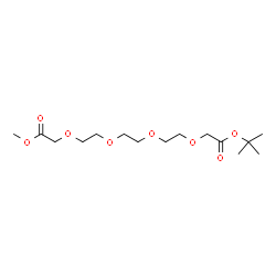 ChemSpider 2D Image | Methyl 2-methyl-2-propanyl 3,6,9,12-tetraoxatetradecane-1,14-dioate | C15H28O8