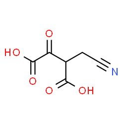 ChemSpider 2D Image | 2-(Cyanomethyl)-3-oxosuccinic acid | C6H5NO5