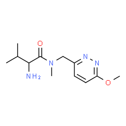 ChemSpider 2D Image | N-[(6-Methoxy-3-pyridazinyl)methyl]-N-methylvalinamide | C12H20N4O2