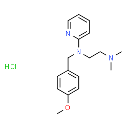 ChemSpider 2D Image | Pyrilamine hydrochloride | C17H24ClN3O